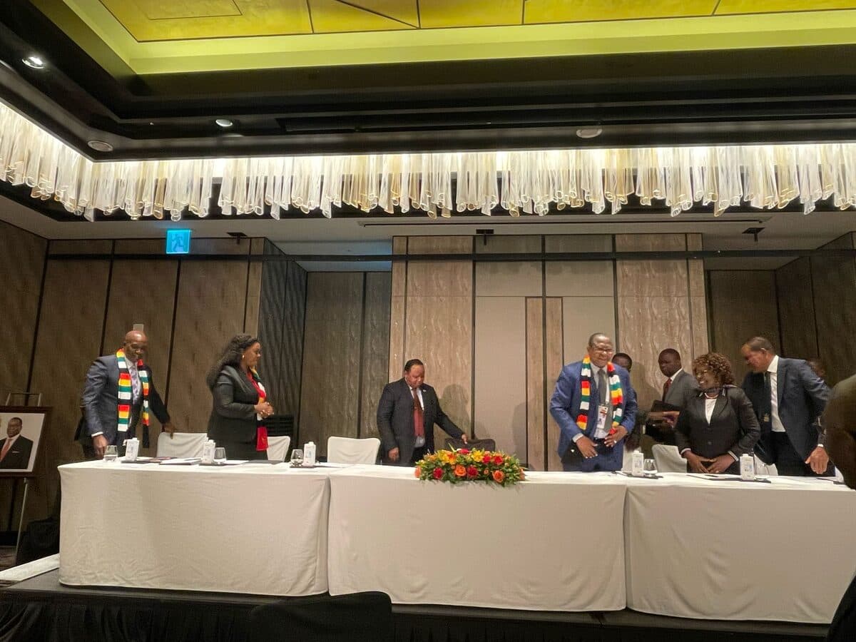 Diaspora engagement with Zimbabwean delegation — Korea-Africa Summit 2025