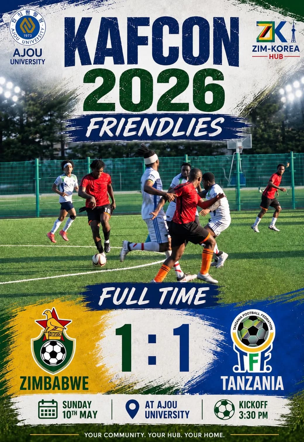 Warriors draw Tanzania, lose late to Kenya — but leave Ajou with a stronger case than the scoreline suggests — main photo