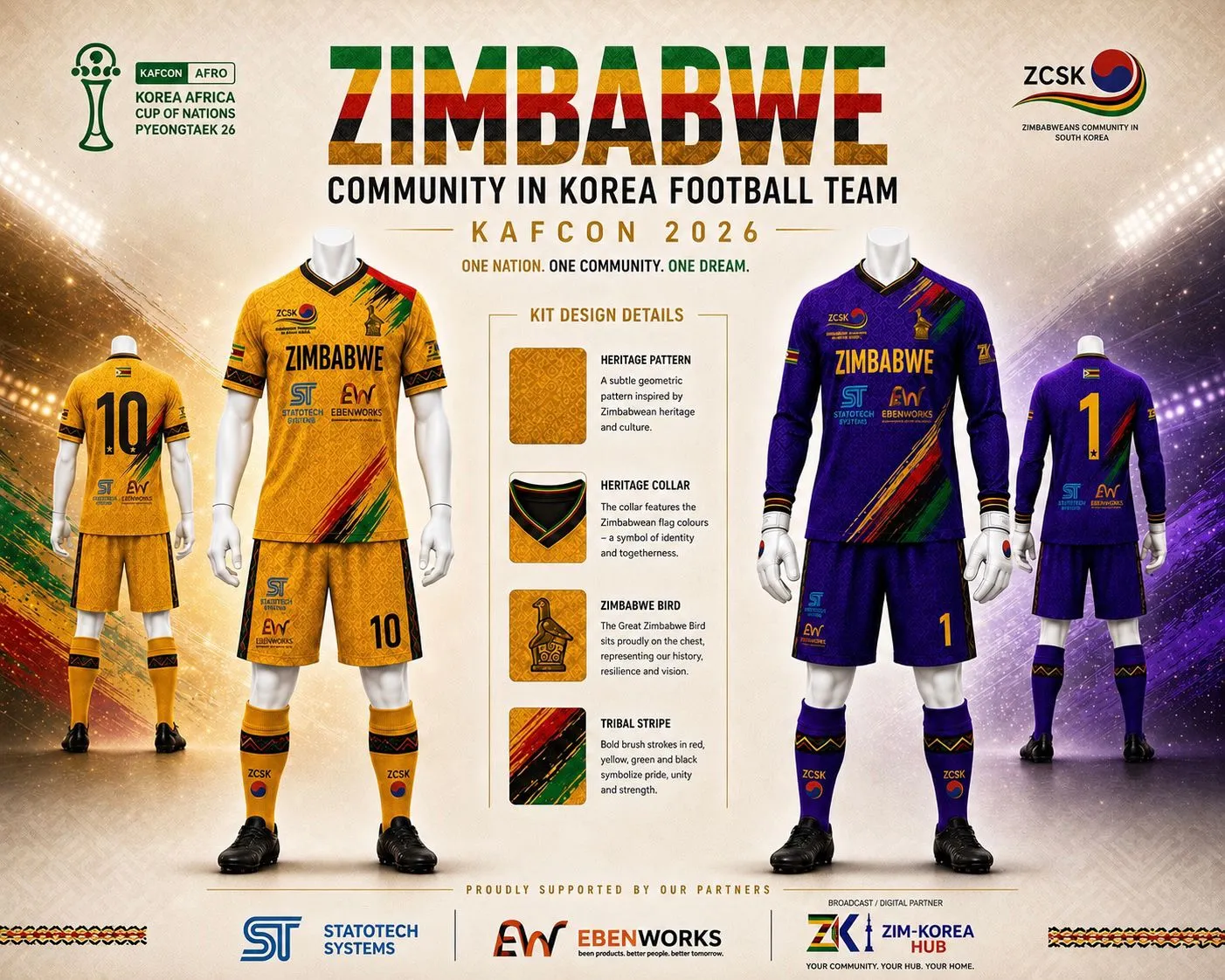 Warriors unveil bold new kit ahead of KAFCON push