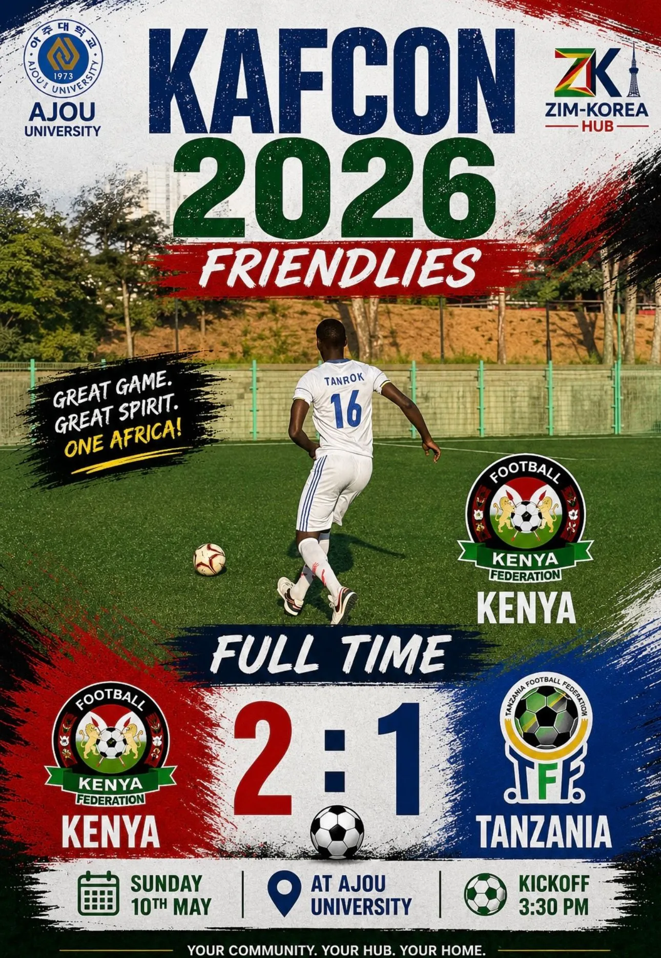 Warriors draw Tanzania, lose late to Kenya — but leave Ajou with a stronger case than the scoreline suggests photo 3
